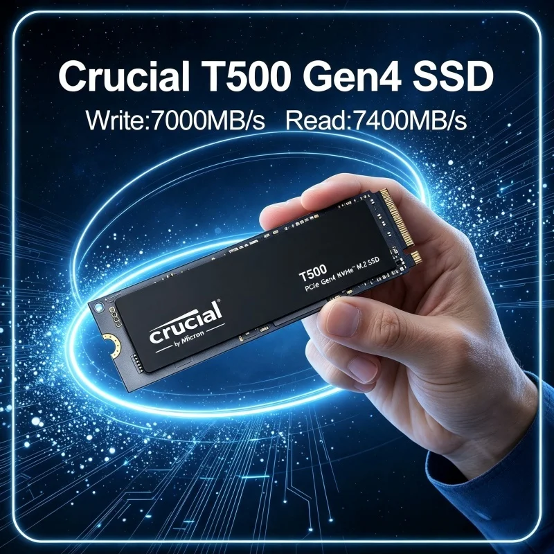 Pc Gaming Ps5 - Crucial T500 1TB NVMe M.2 SSD