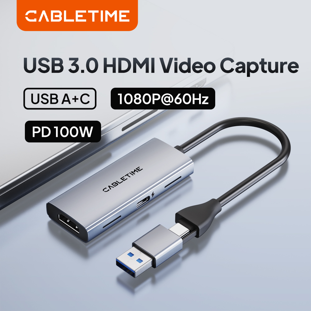 Pc Gaming Games - Carte de capture vidéo 4K CABLETIME
