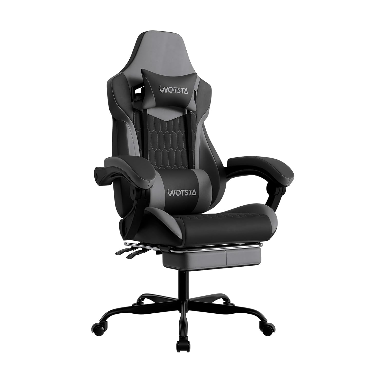 Gaming Chair - Chaise de jeu avec repose-pieds, chaises