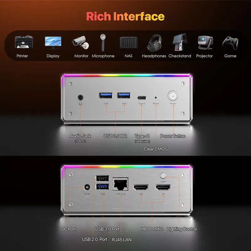 Mini PC Gaming IA R9 7940HS à  - Pc Gaming Cost avis et prix