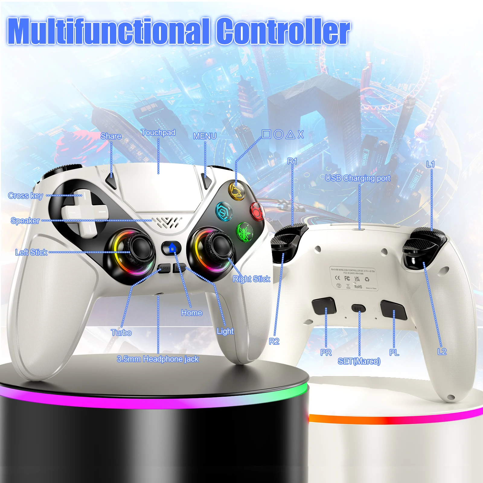 Manette sans fil pour Playstat - Pc Gaming Ps5 avis et prix