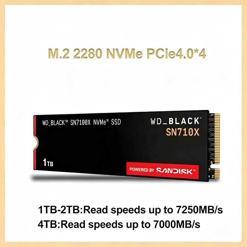 WD BLACK SN7100X 1TB/2TB/4TB N - Pc Gaming Ps5 avis et prix