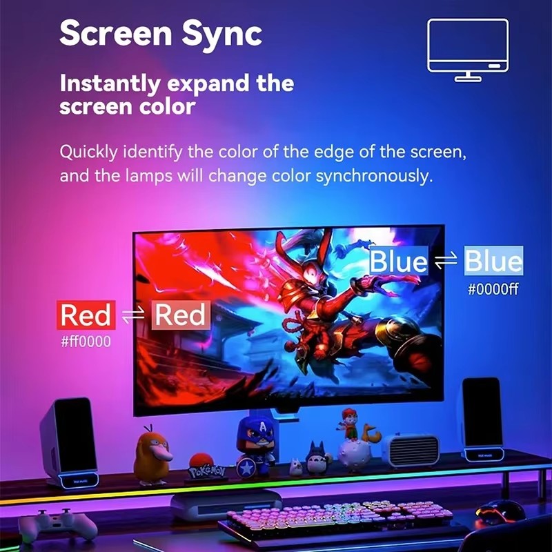 Bande lumineuse RGB pour jeux, - Pc Gaming Games avis et prix