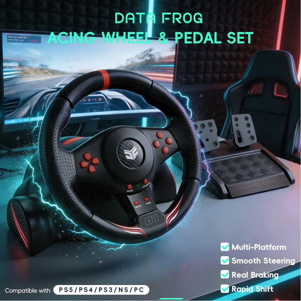 Volant de course Data Frog 270 - Pc Gaming Ps5 avis et prix