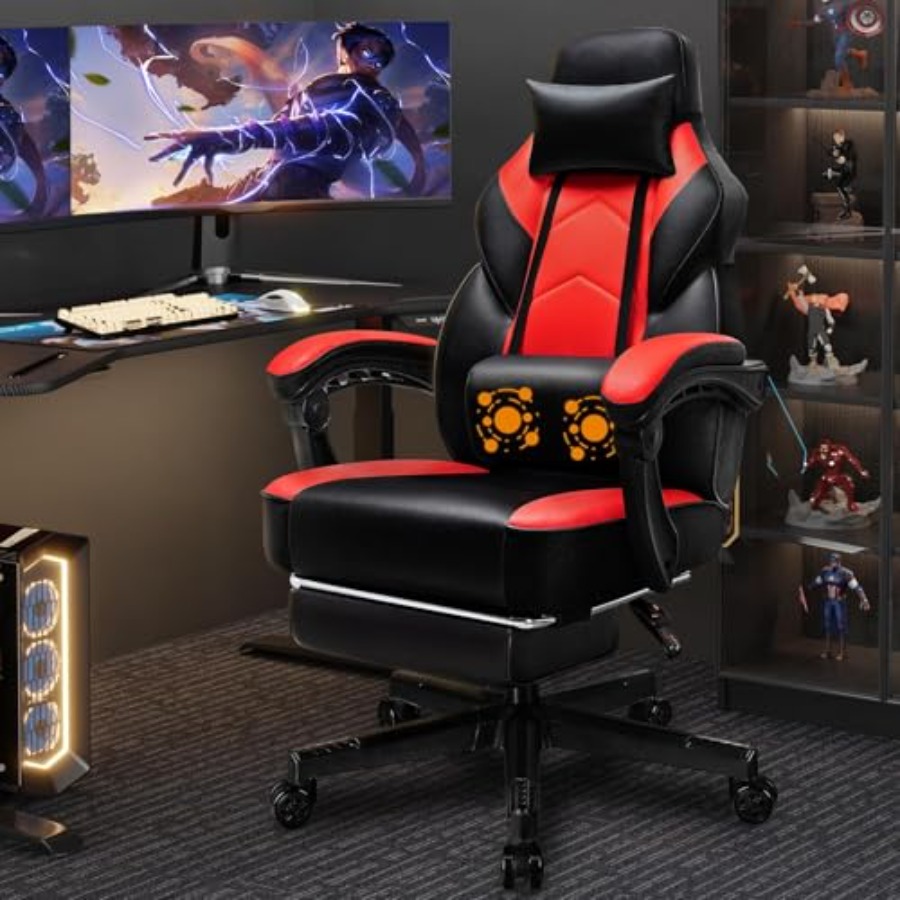 Chaise de jeu avec repose-pied - Gaming Chair avis et prix