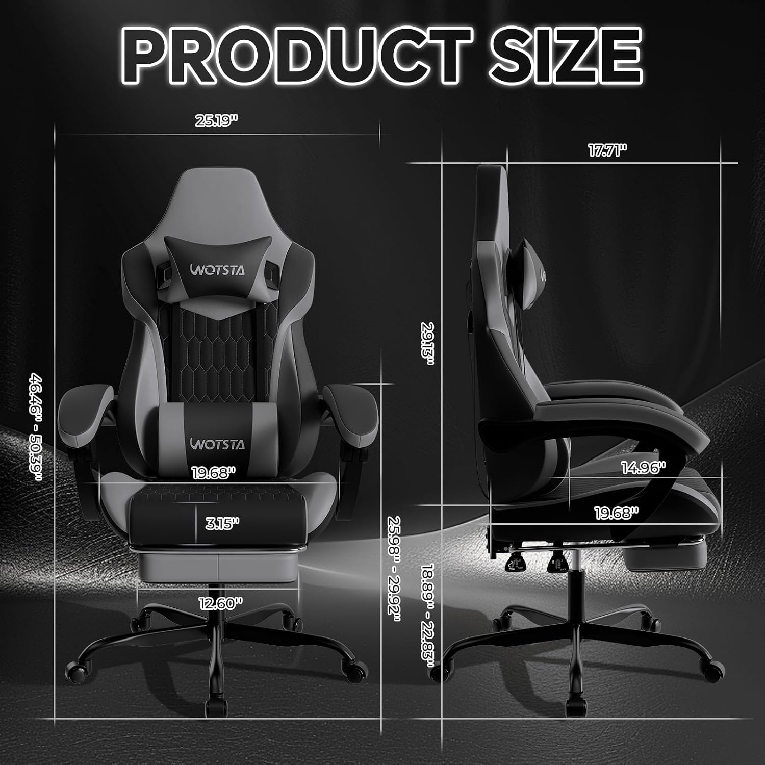 Chaise de jeu avec repose-pied - Gaming Chair avis et prix