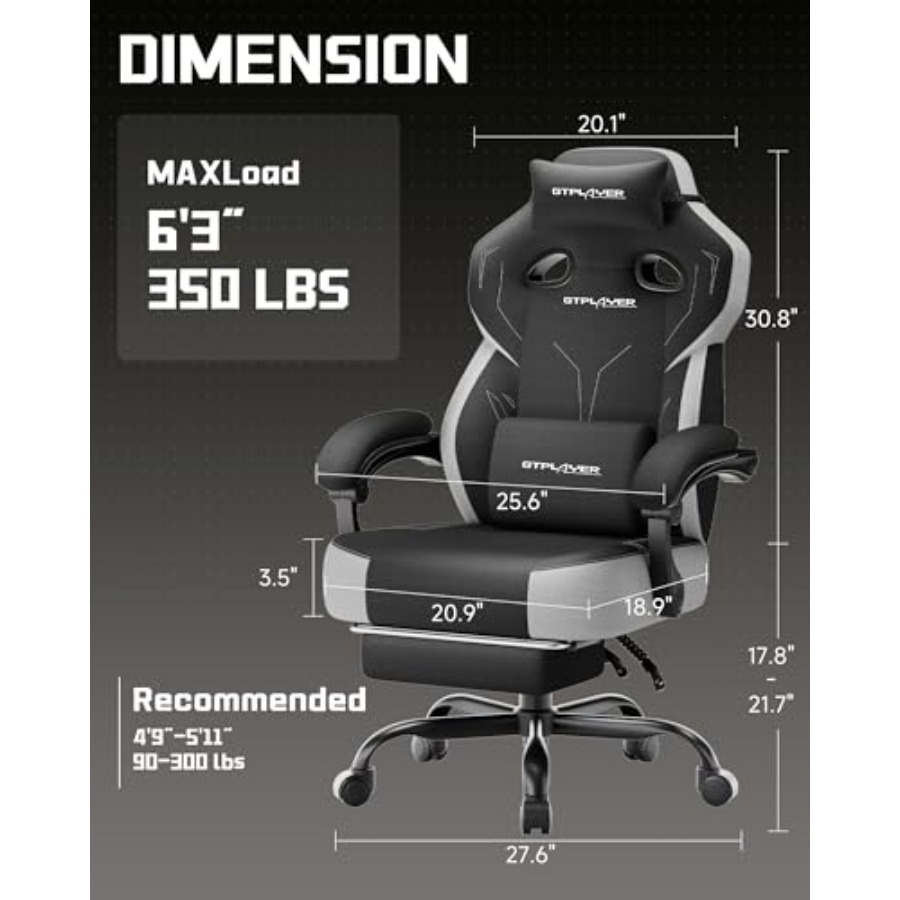 Chaise de jeu grande et haute, - Gaming Chair avis et prix